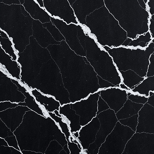 Siyah Nero Marquina damarlı PVC mermer panel
