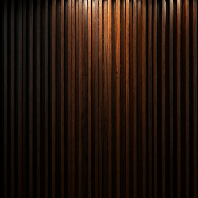 Wenge koyu ahşap lambiri panel